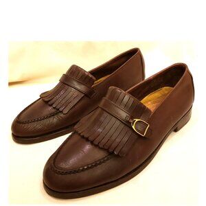 TRAFALGAR Men's Loafers Shoes Sz~10 Brown Leather
